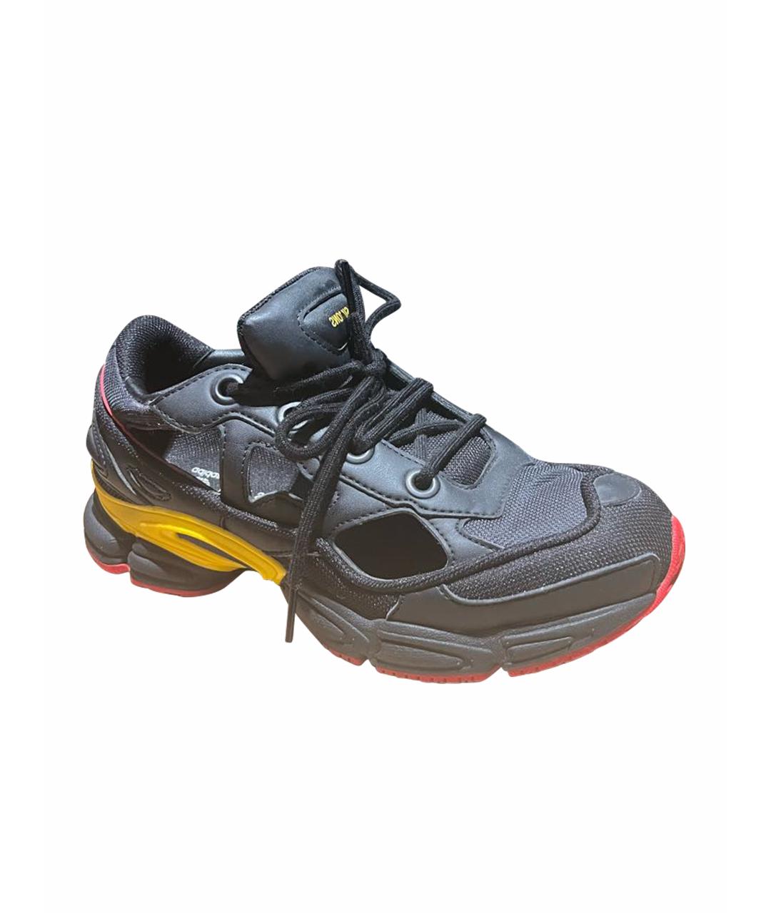 ADIDAS X RAF SIMONS Черные резиновые кроссовки, фото 1