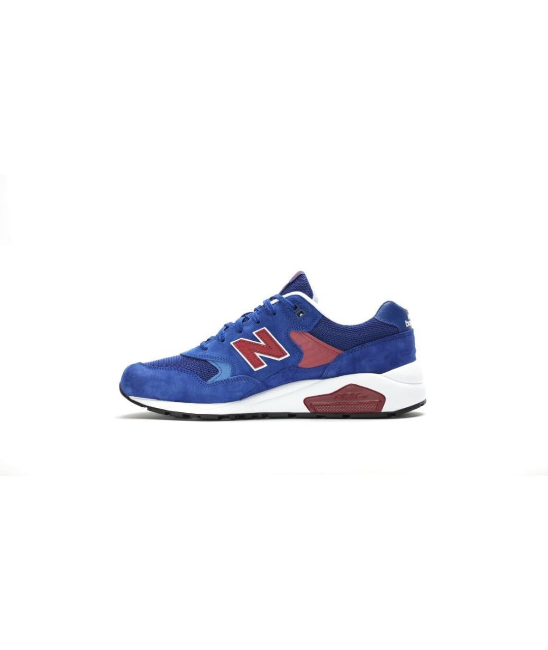 NEW BALANCE Синие замшевые низкие кроссовки / кеды, фото 2