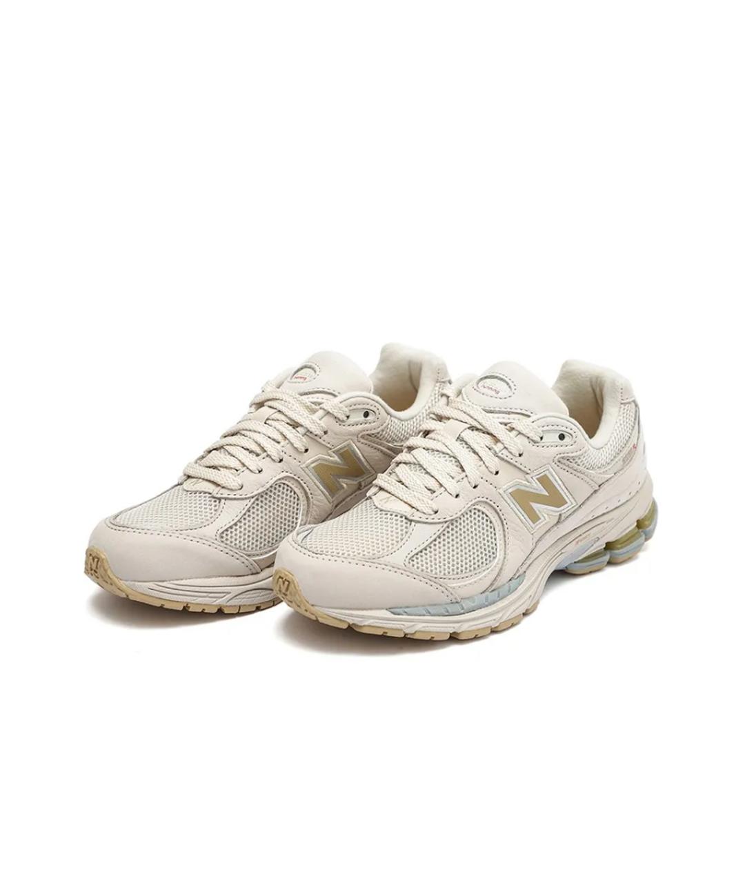 NEW BALANCE Бежевые кожаные кроссовки, фото 3