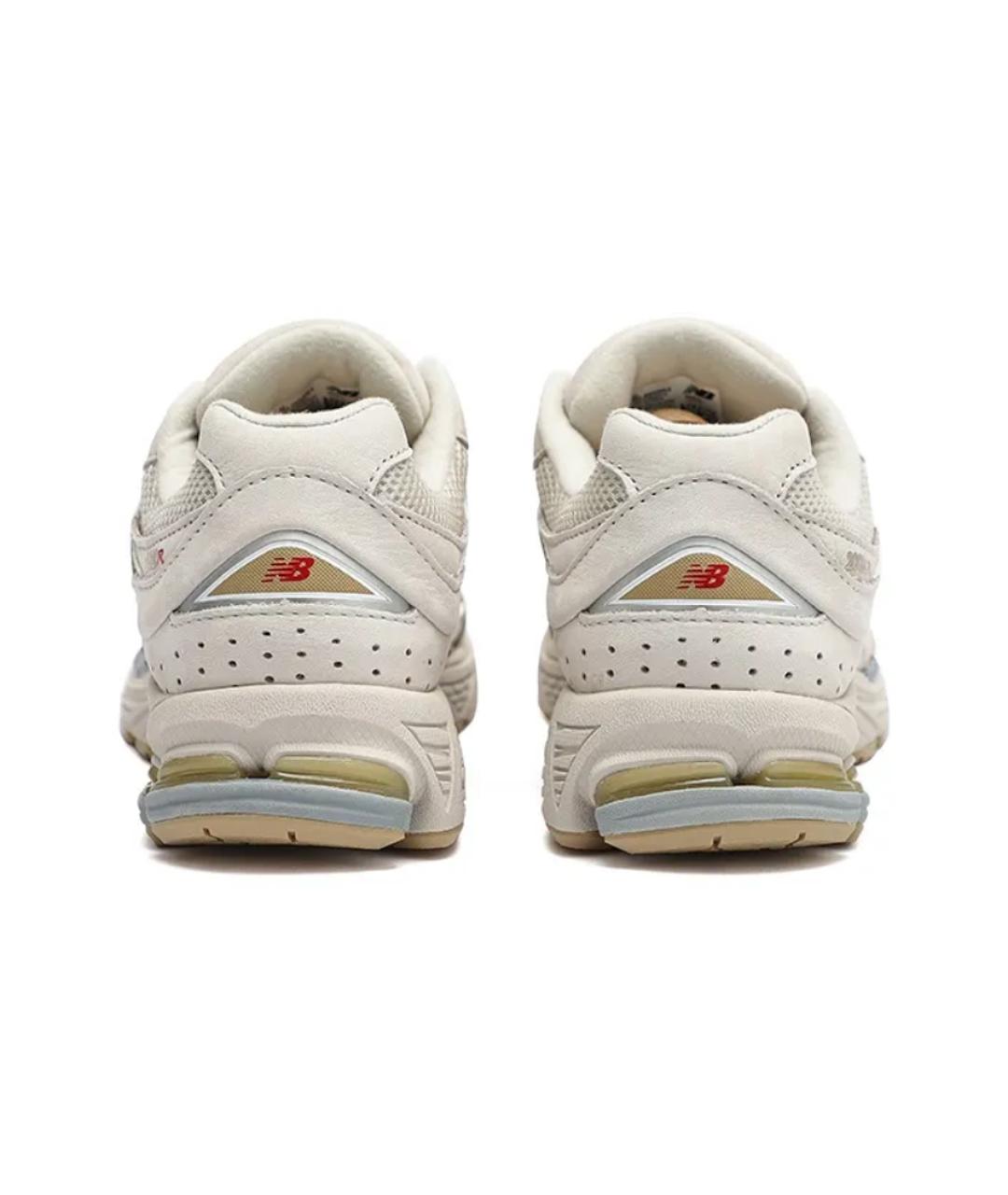 NEW BALANCE Бежевые кожаные кроссовки, фото 4