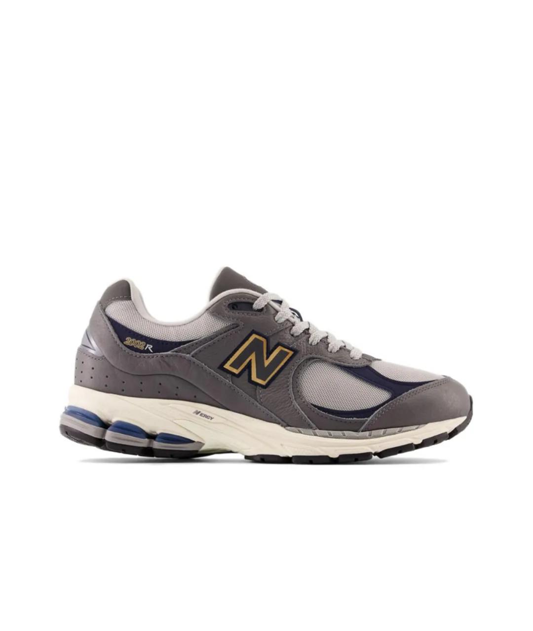 NEW BALANCE Серые кожаные кроссовки, фото 1