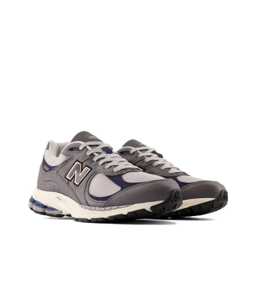 NEW BALANCE Серые кожаные кроссовки, фото 2