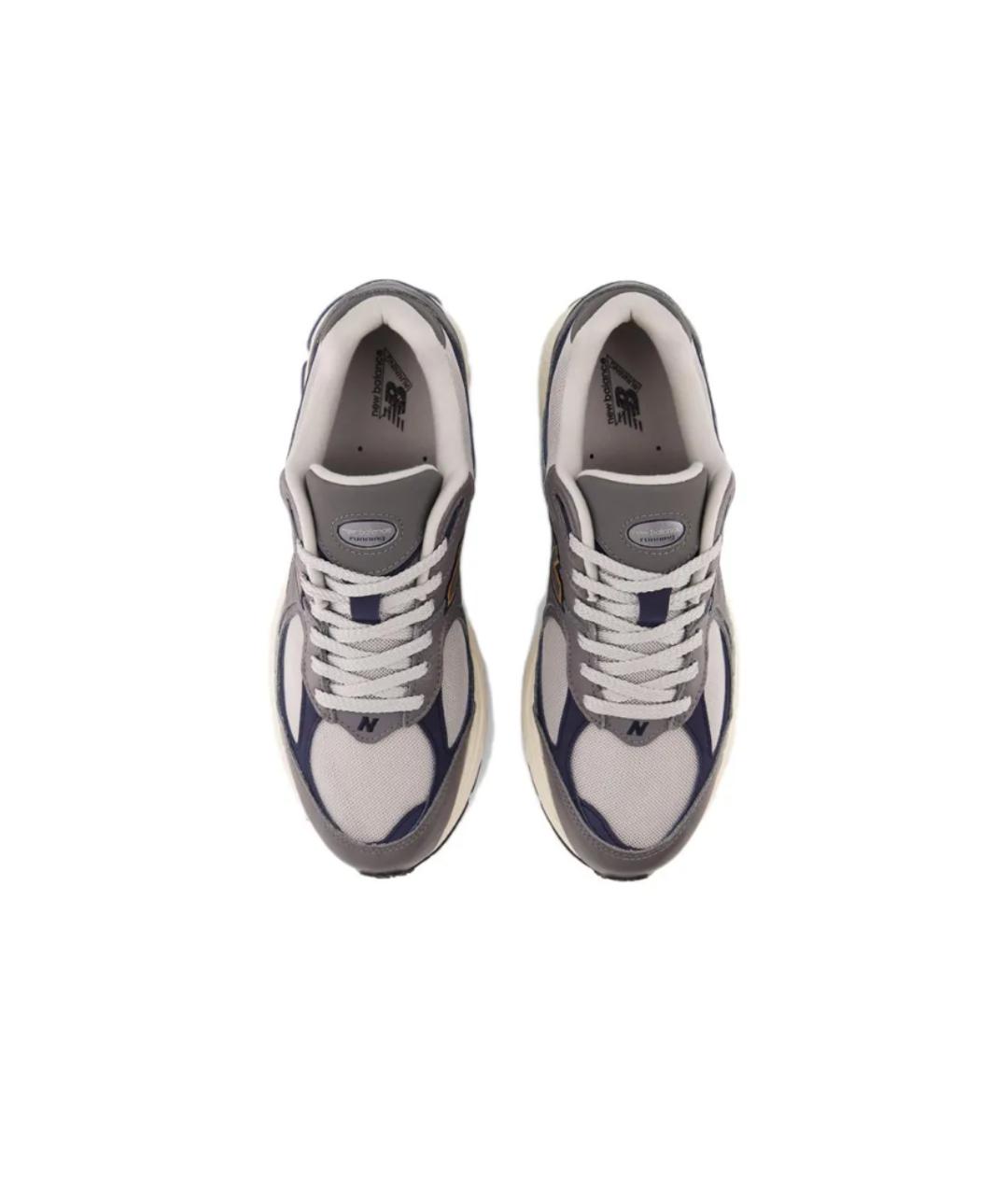 NEW BALANCE Серые кожаные кроссовки, фото 3