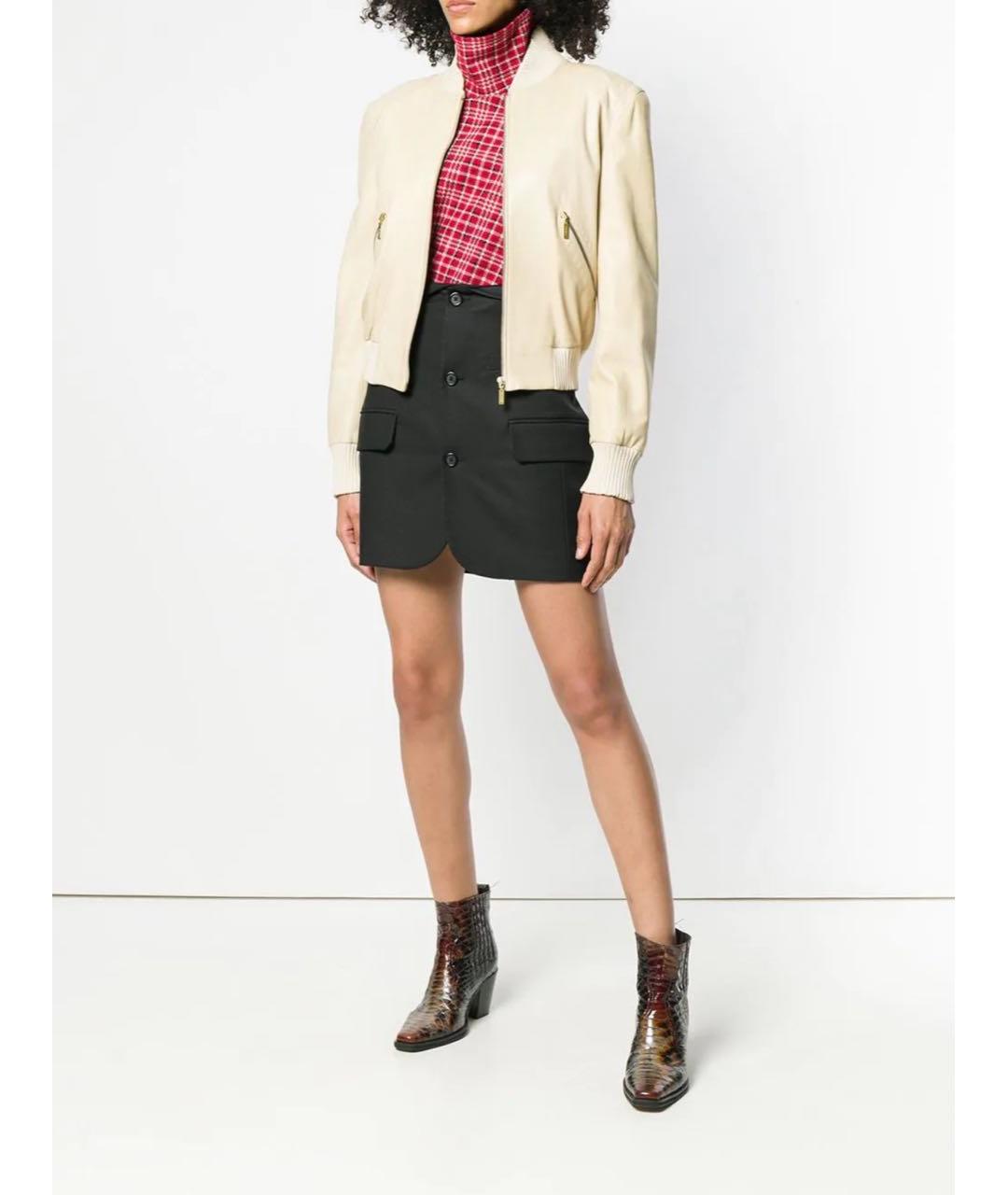 CHANEL Бежевая кожаная куртка, фото 5