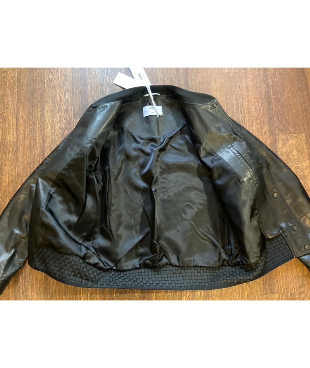 OAMC Черная кожаная куртка, фото 3