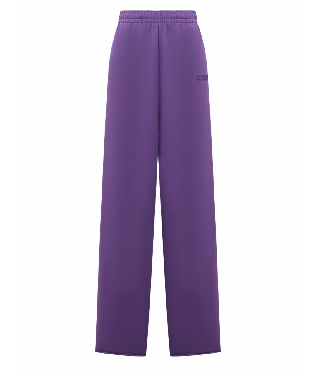 VETEMENTS Фиолетовые повседневные брюки, фото 1
