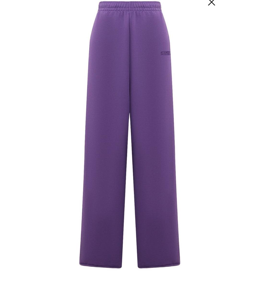 VETEMENTS Фиолетовые повседневные брюки, фото 5