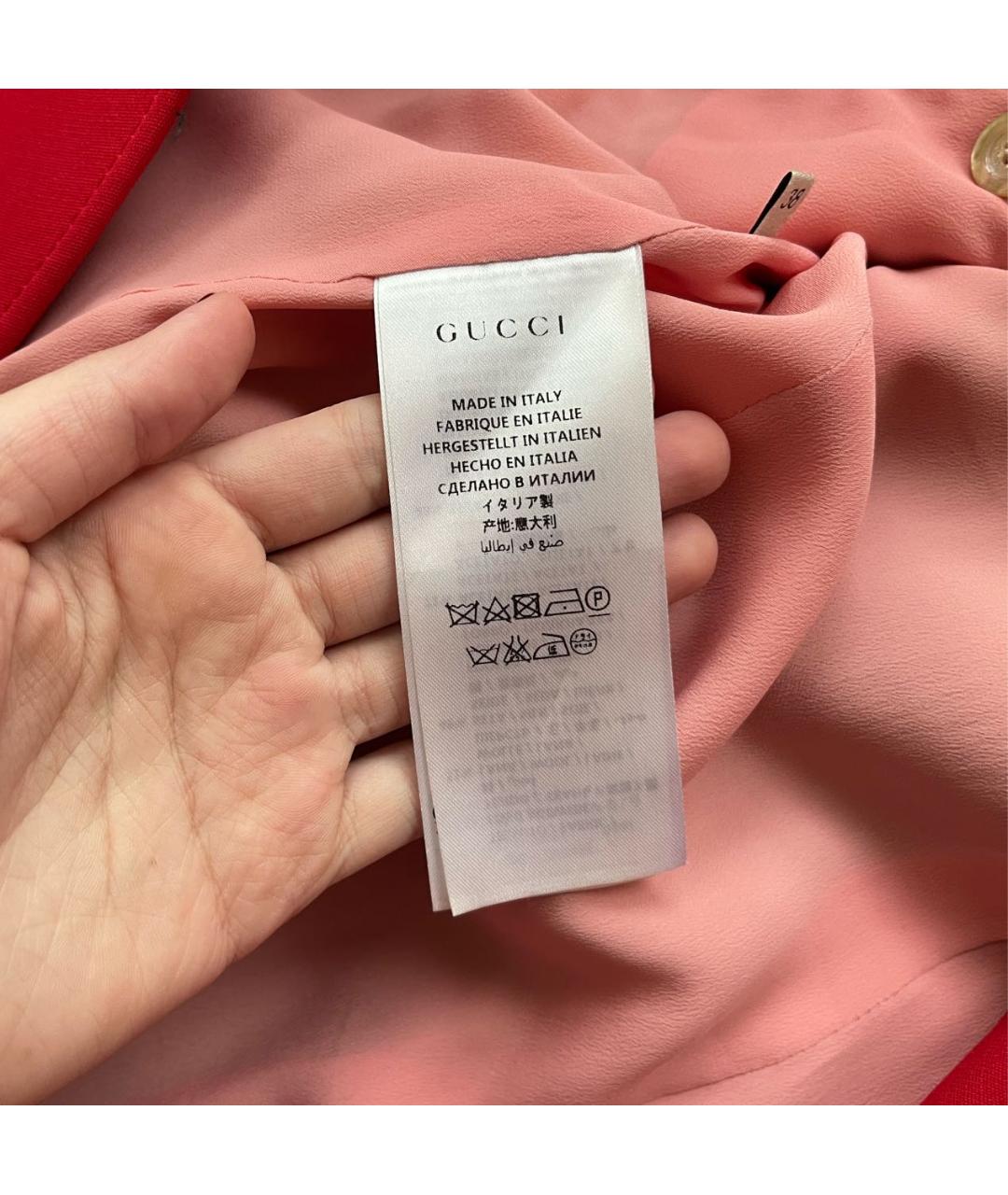 GUCCI Красный жакет/пиджак, фото 6