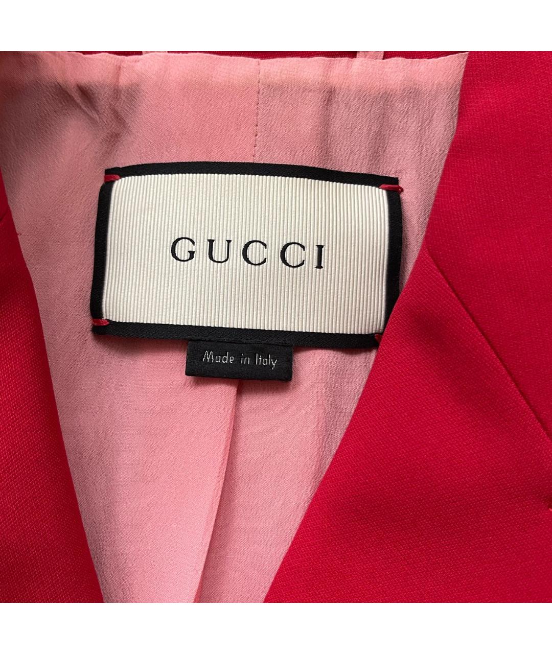 GUCCI Красный жакет/пиджак, фото 3