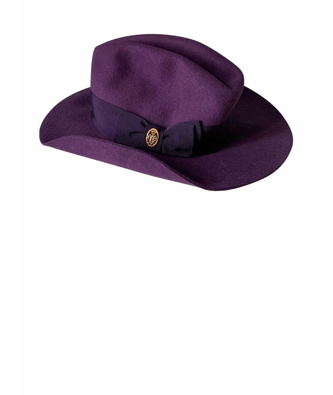 EMILIO PUCCI Фиолетовая шерстяная шляпа, фото 1