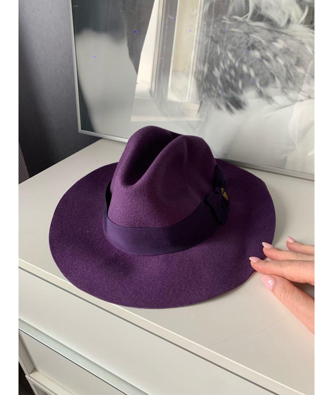 EMILIO PUCCI Фиолетовая шерстяная шляпа, фото 3