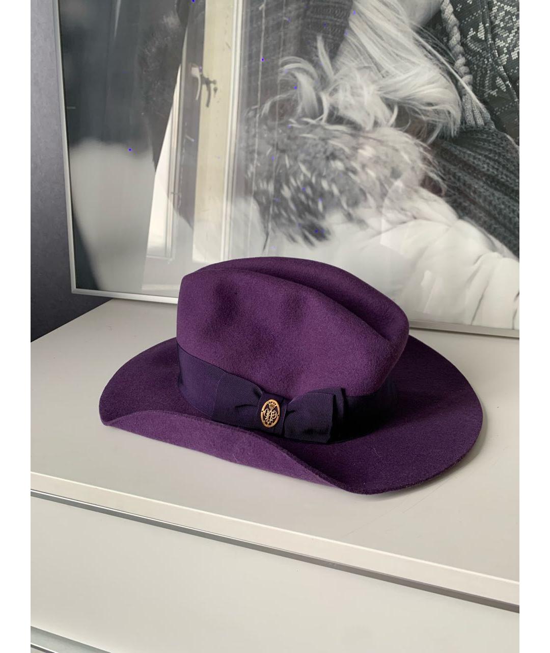EMILIO PUCCI Фиолетовая шерстяная шляпа, фото 6