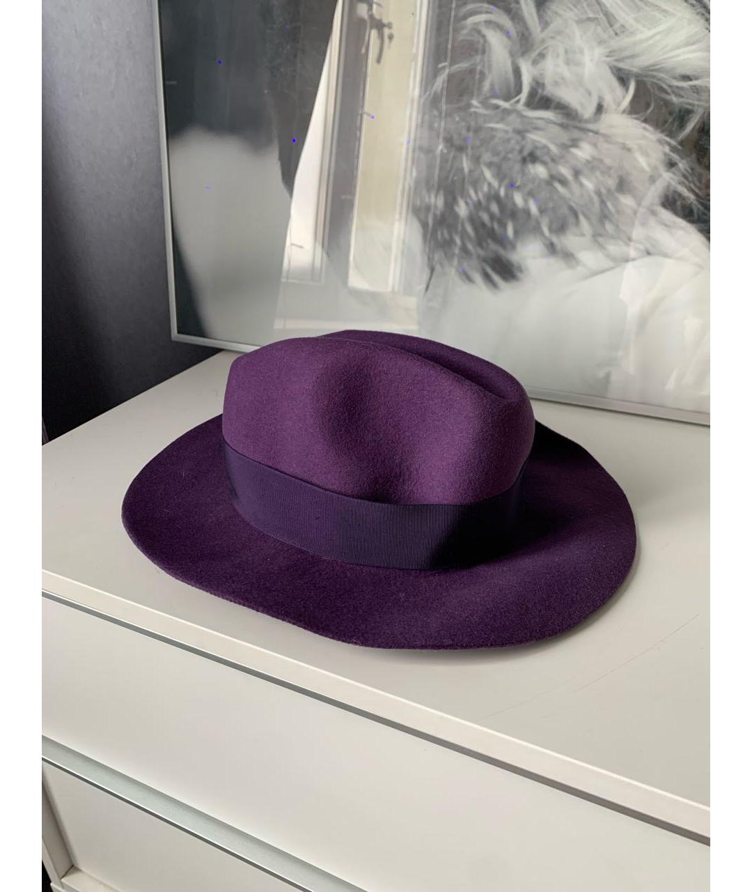 EMILIO PUCCI Фиолетовая шерстяная шляпа, фото 2