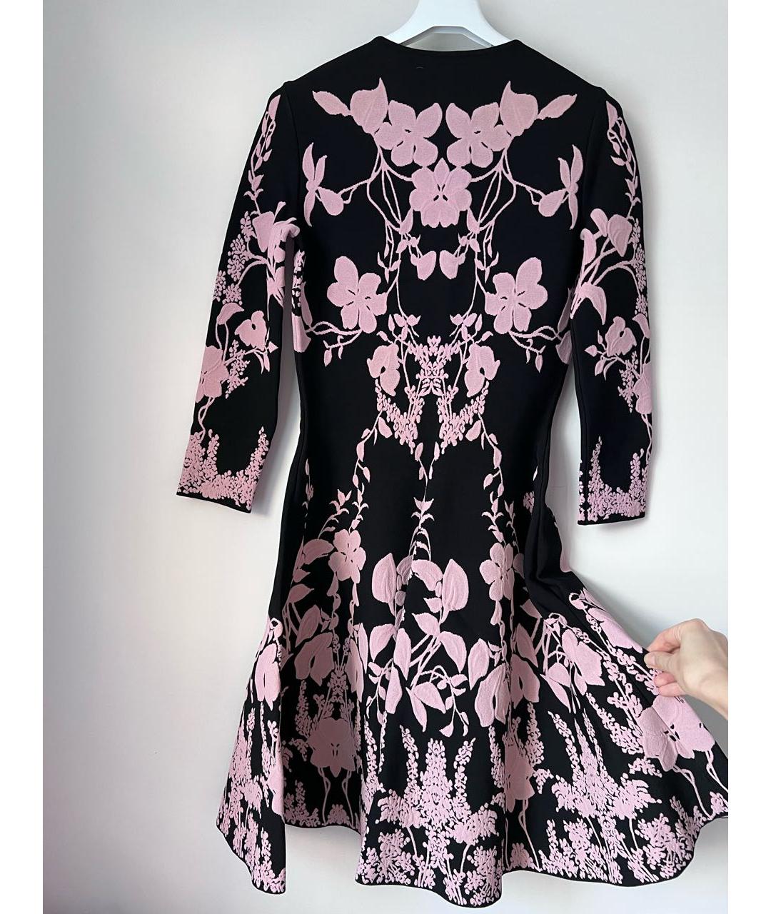 ALEXANDER MCQUEEN Мульти вискозное повседневное платье, фото 4