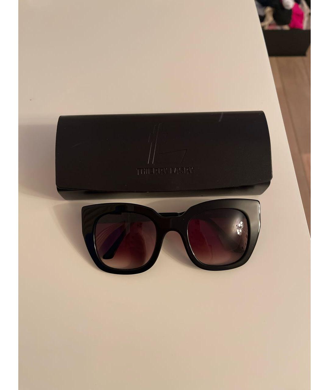 THIERRY LASRY Черные металлические солнцезащитные очки, фото 4