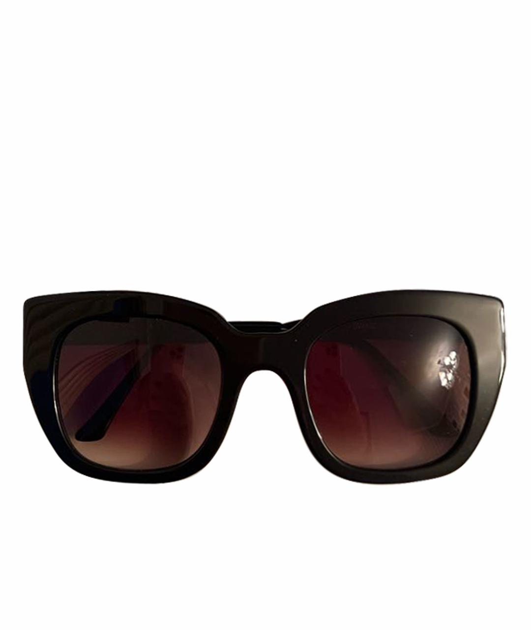 THIERRY LASRY Черные металлические солнцезащитные очки, фото 1