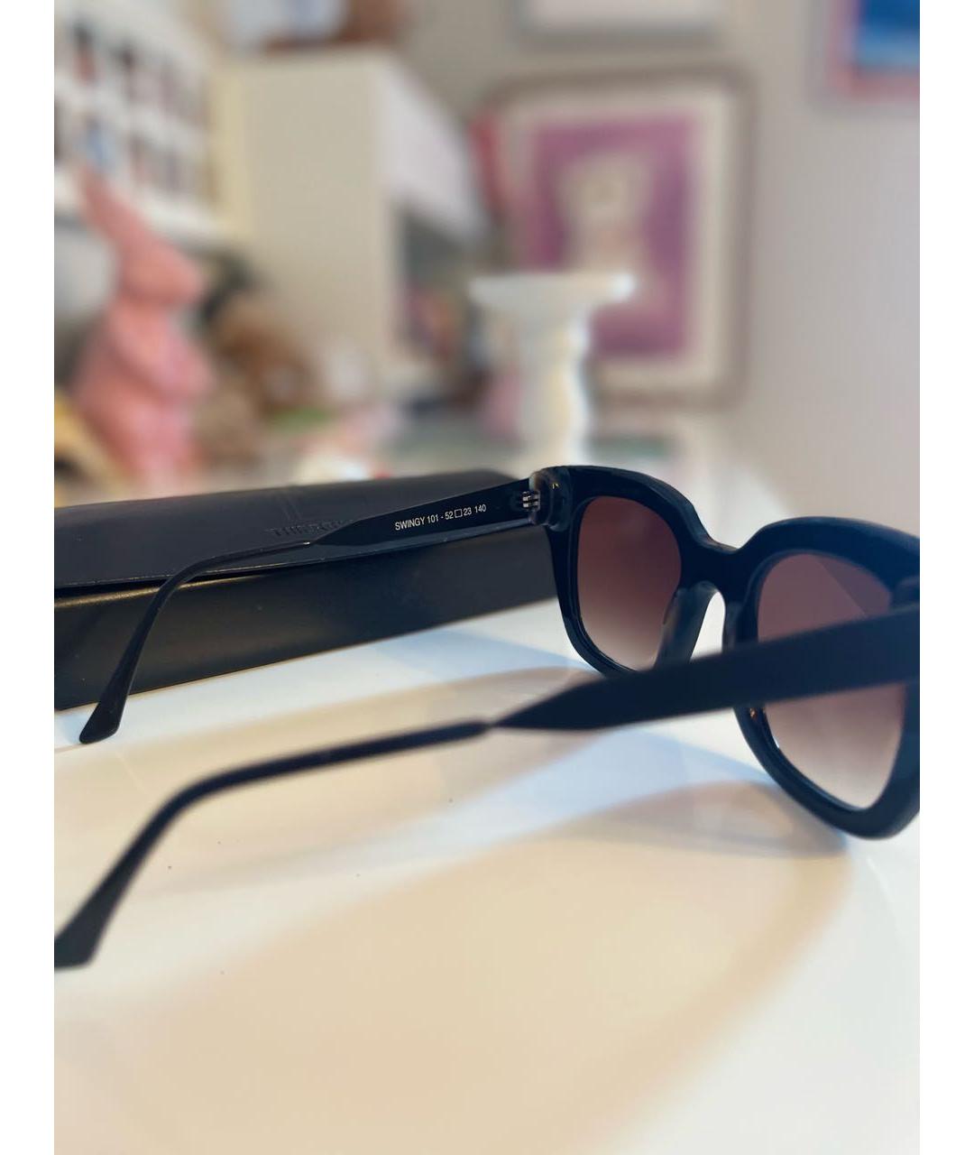 THIERRY LASRY Черные металлические солнцезащитные очки, фото 2