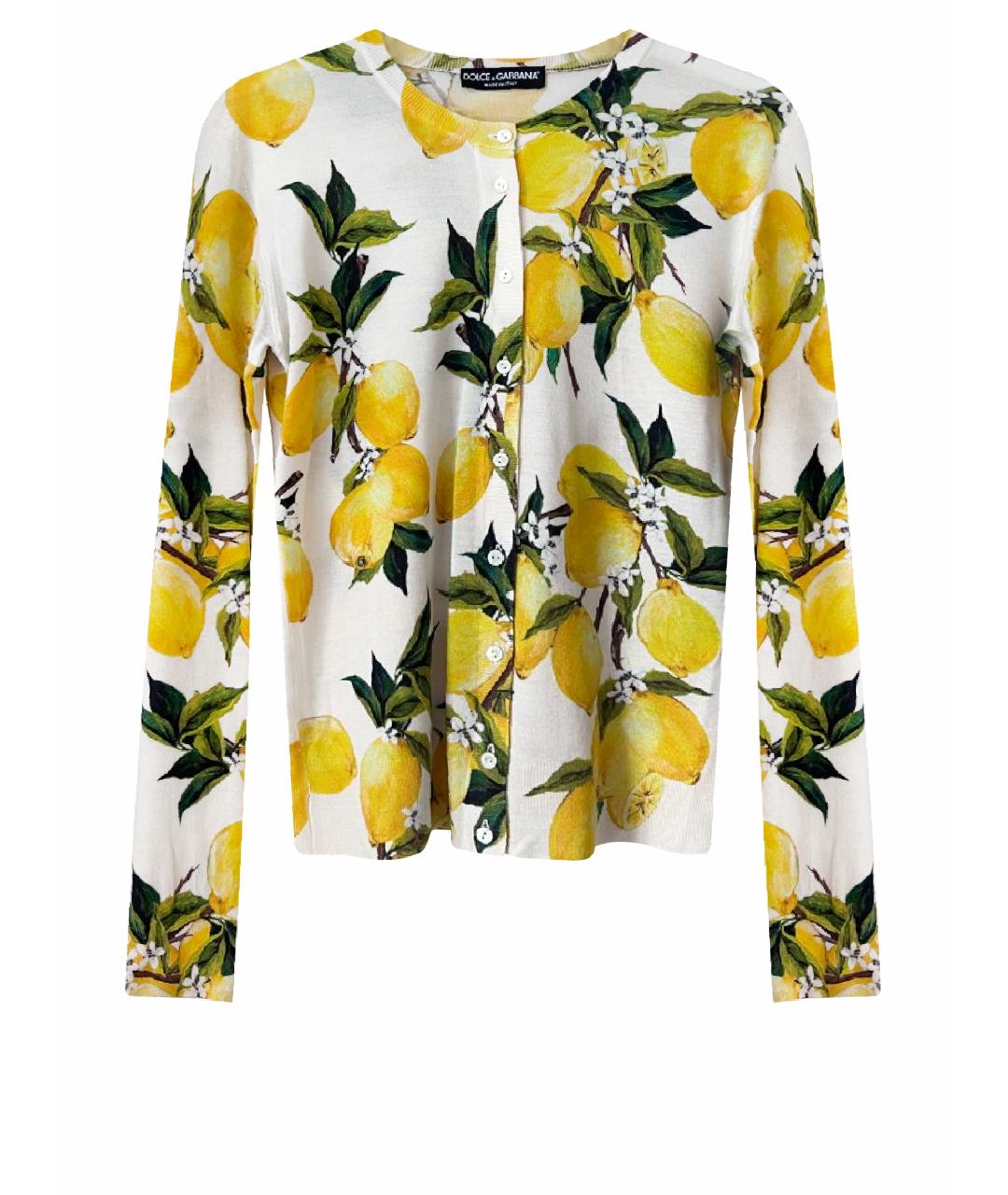 DOLCE&GABBANA Желтый кардиган, фото 1