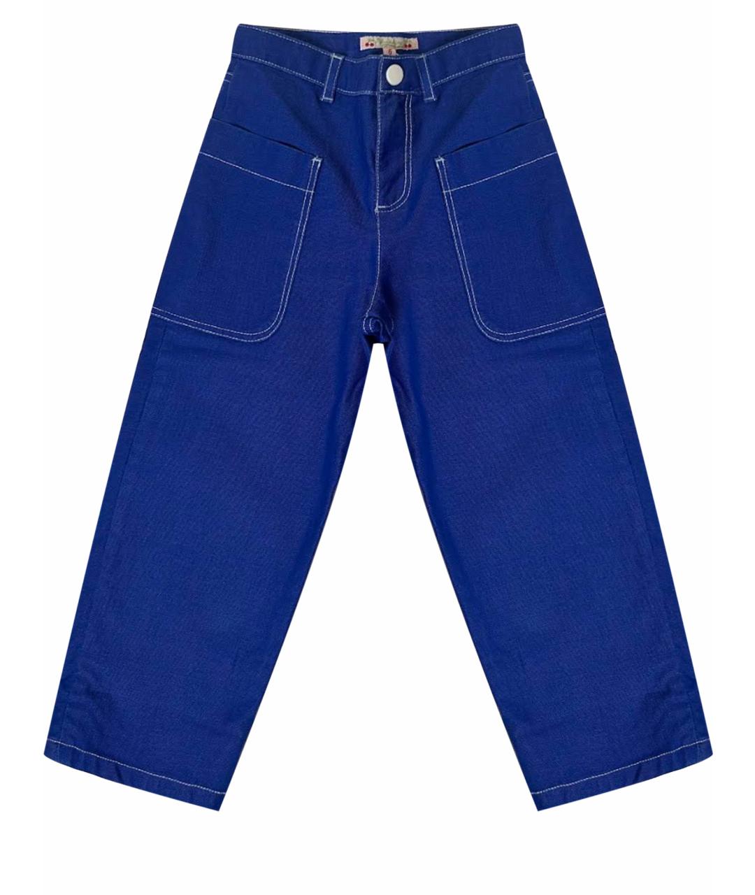 BONPOINT Синие хлопковые детские джинсы, фото 1