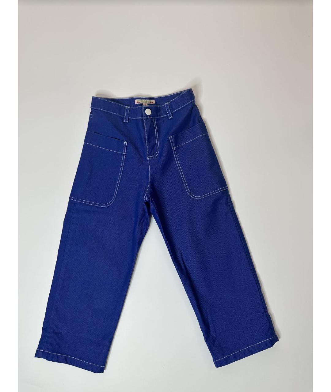 BONPOINT Синие хлопковые детские джинсы, фото 2