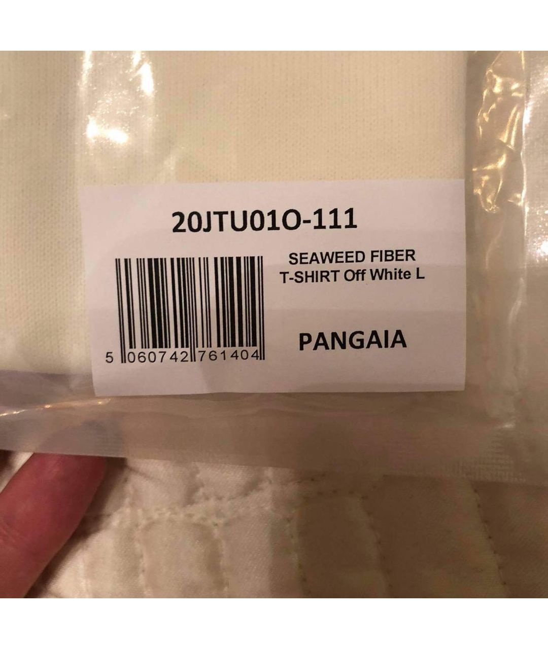 THE PANGAIA Белая хлопковая футболка, фото 4