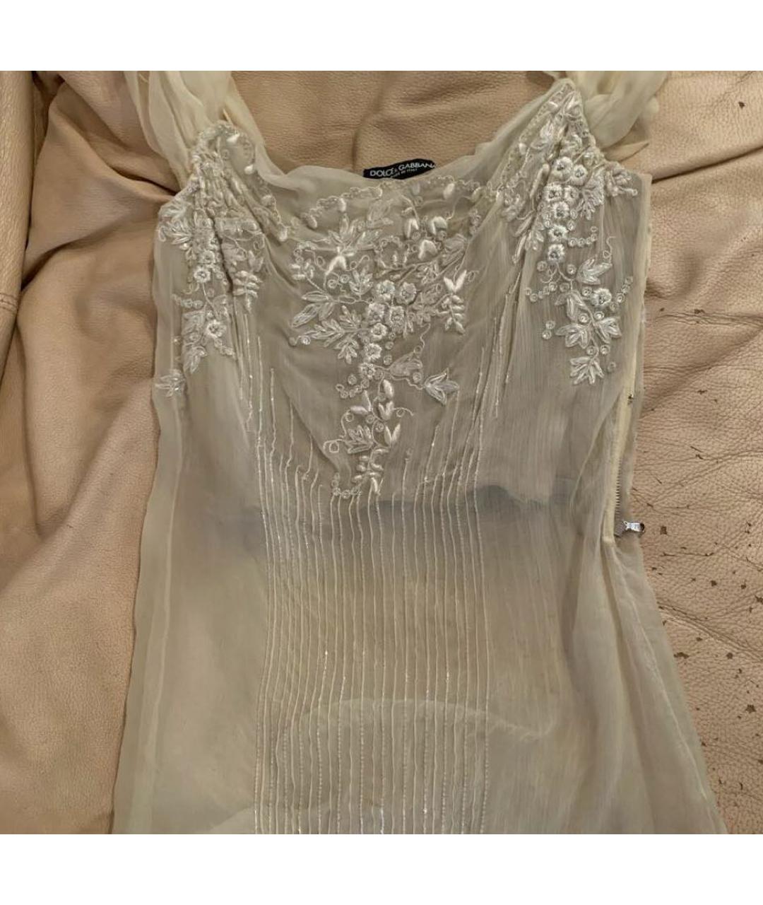 DOLCE&GABBANA Бежевая блузы, фото 4