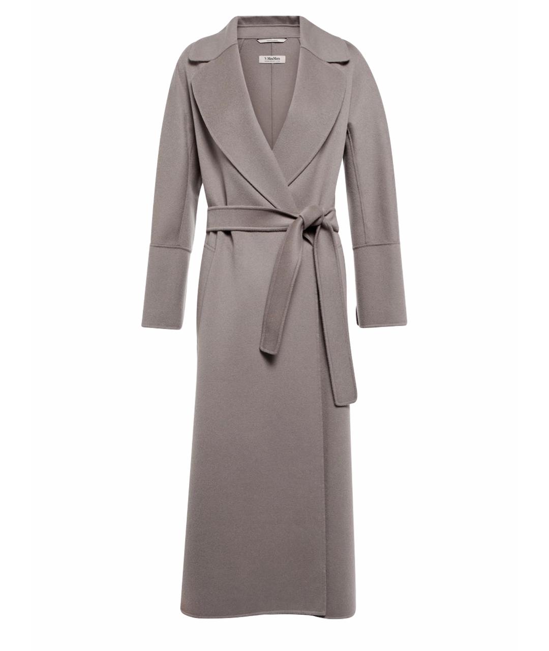 'S MAX MARA Антрацитовое шерстяное пальто, фото 1