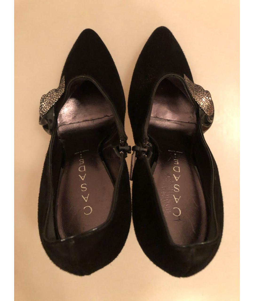 CASADEI Черные замшевые туфли, фото 3