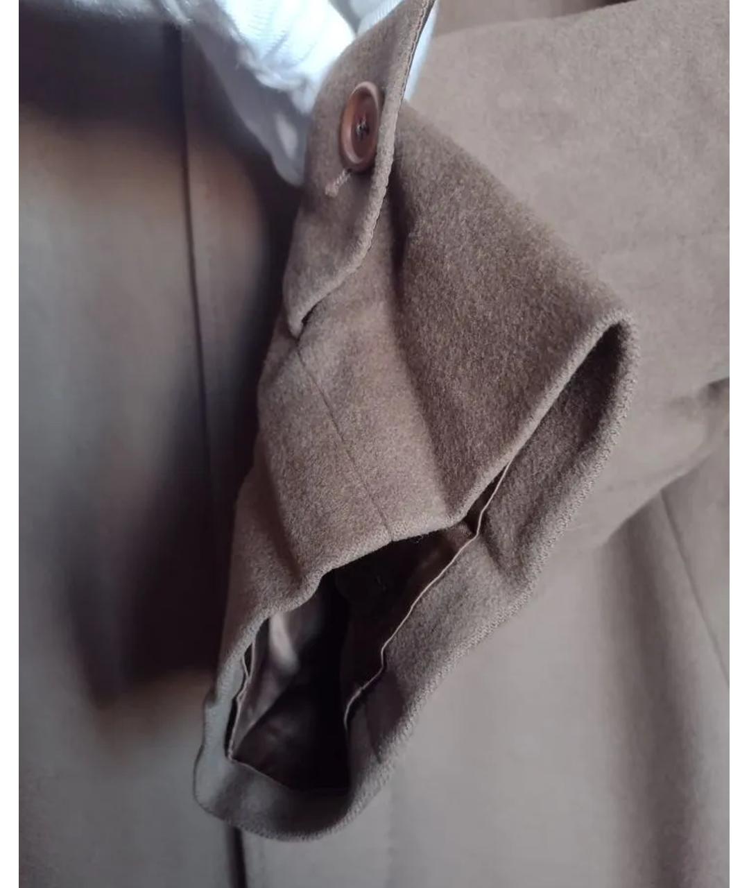 CORNELIANI Бежевое шерстяное пальто, фото 8
