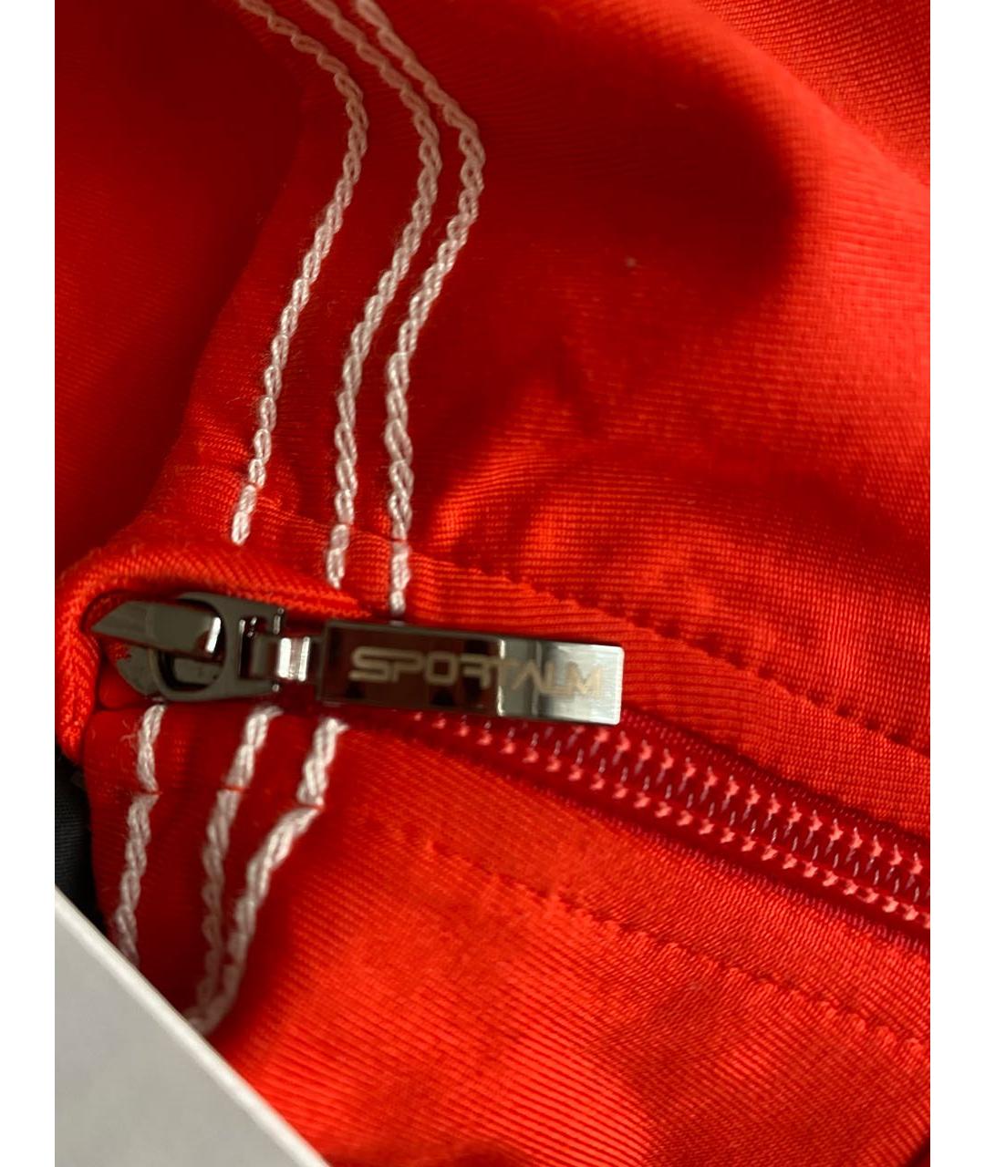 SPORTALM Красная полиамидовая спортивная куртка, фото 7