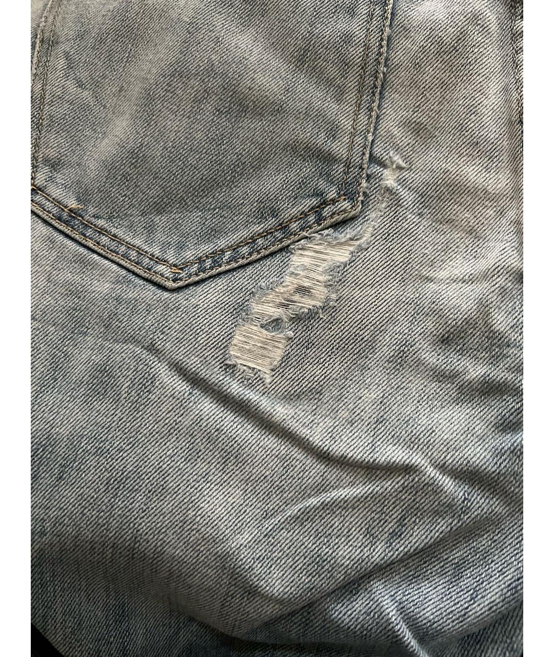 CLOSED Голубые хлопковые прямые джинсы, фото 5
