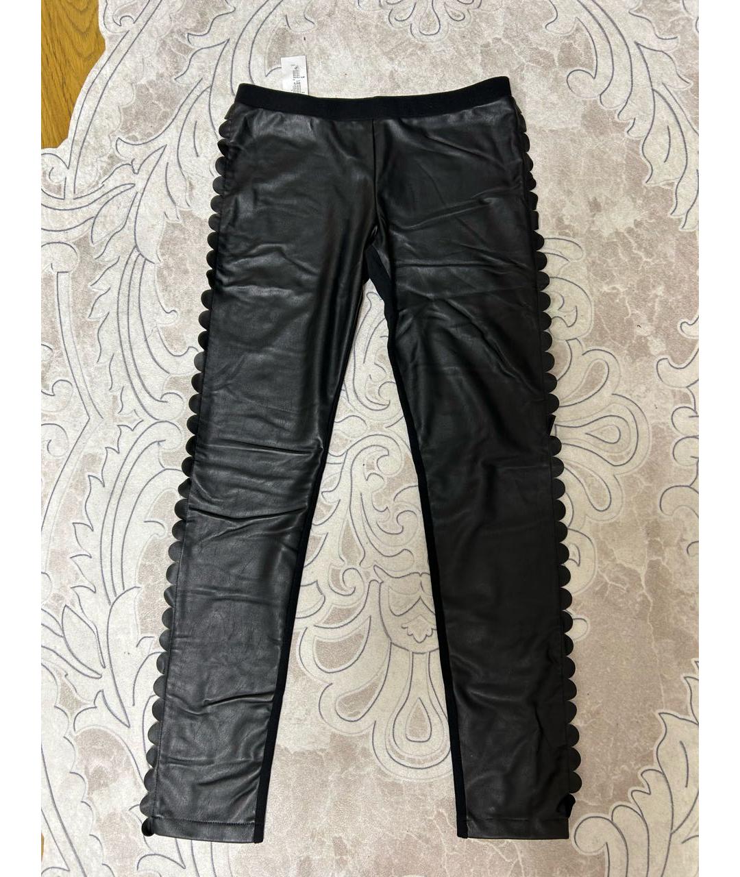 FENDI Черные кожаные брюки и шорты, фото 5