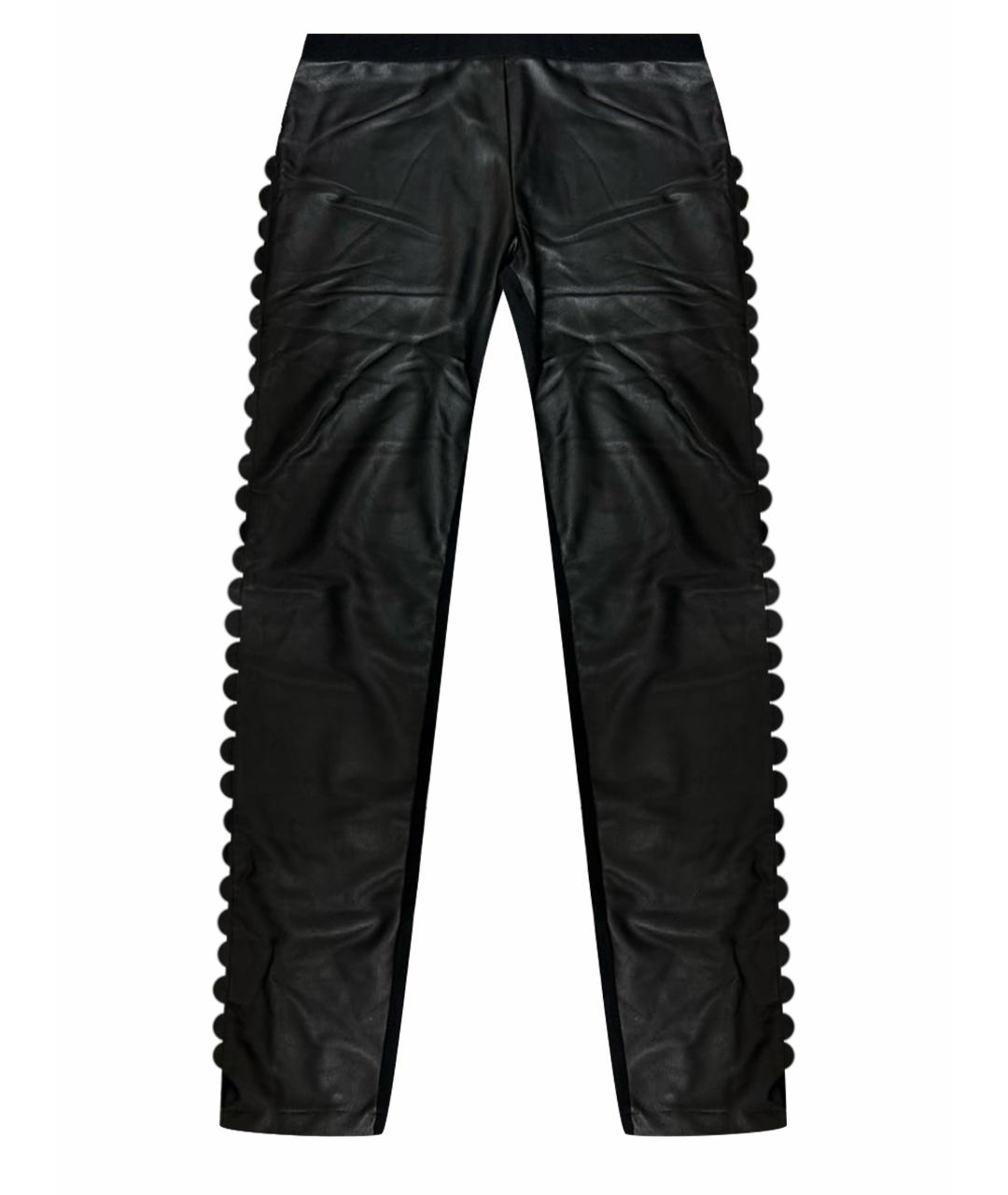 FENDI Черные кожаные брюки и шорты, фото 1