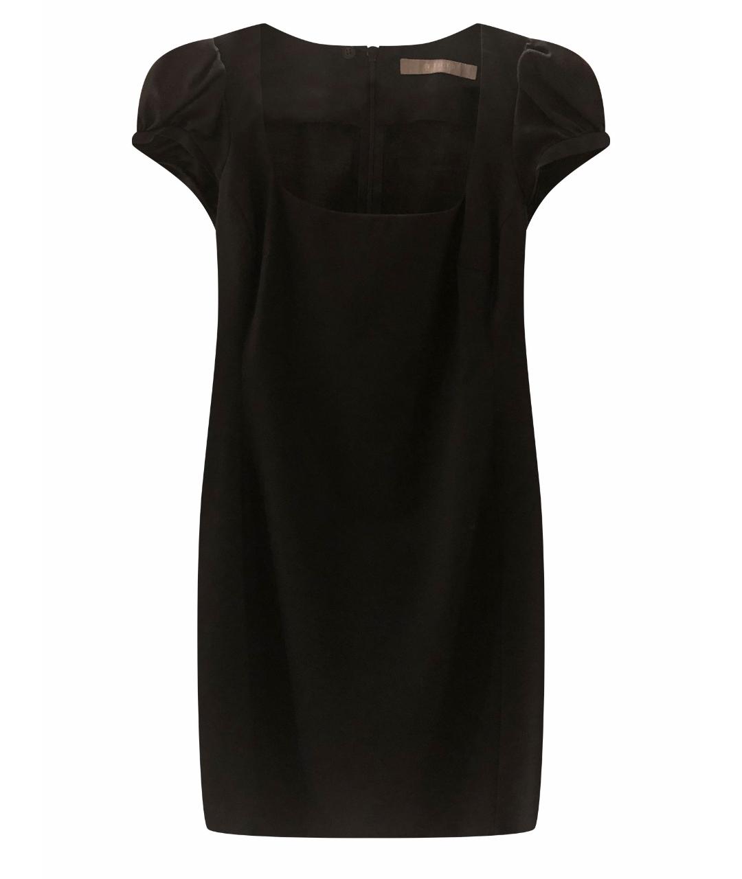 TIGER OF SWEDEN Черное шерстяное повседневное платье, фото 1