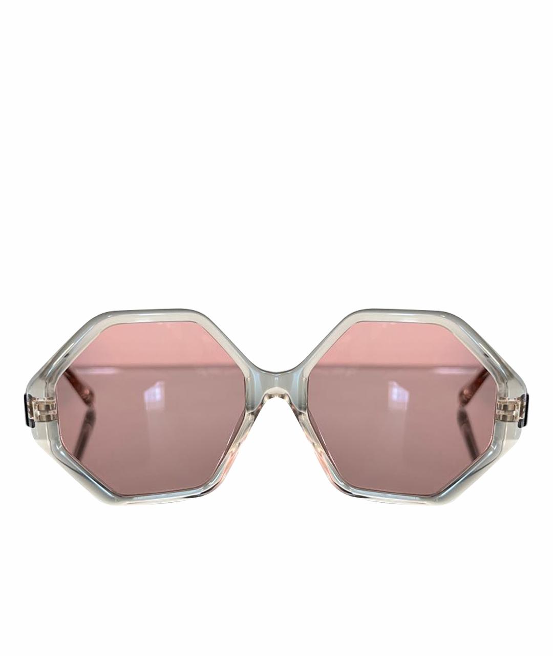 CHLOE Розовые пластиковые солнцезащитные очки, фото 1