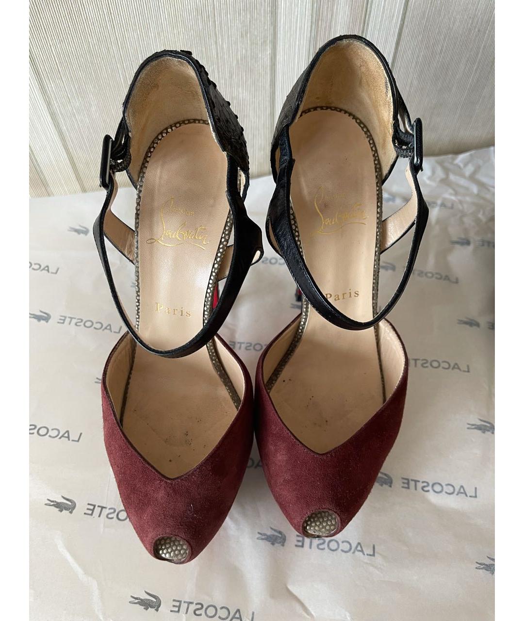 CHRISTIAN LOUBOUTIN Мульти туфли из экзотической кожи, фото 5