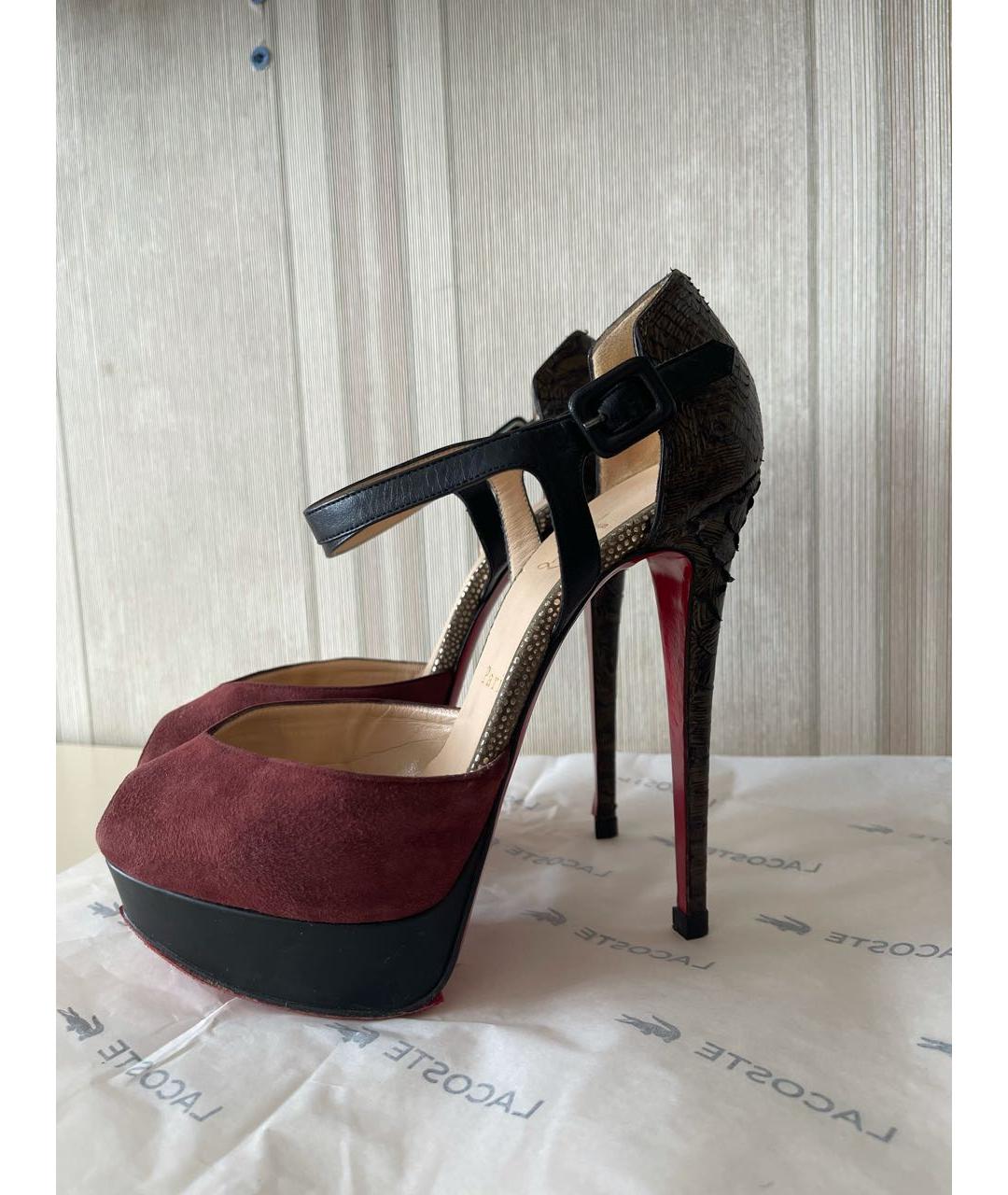 CHRISTIAN LOUBOUTIN Мульти туфли из экзотической кожи, фото 8