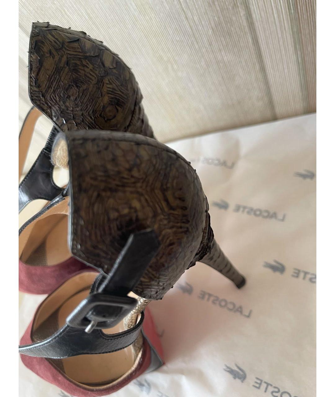CHRISTIAN LOUBOUTIN Мульти туфли из экзотической кожи, фото 3