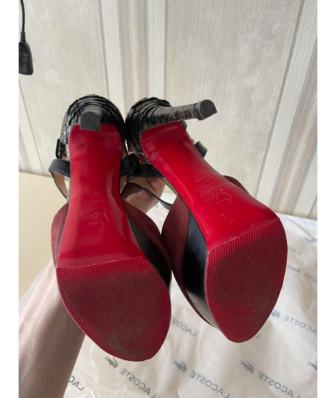 CHRISTIAN LOUBOUTIN Мульти туфли из экзотической кожи, фото 6