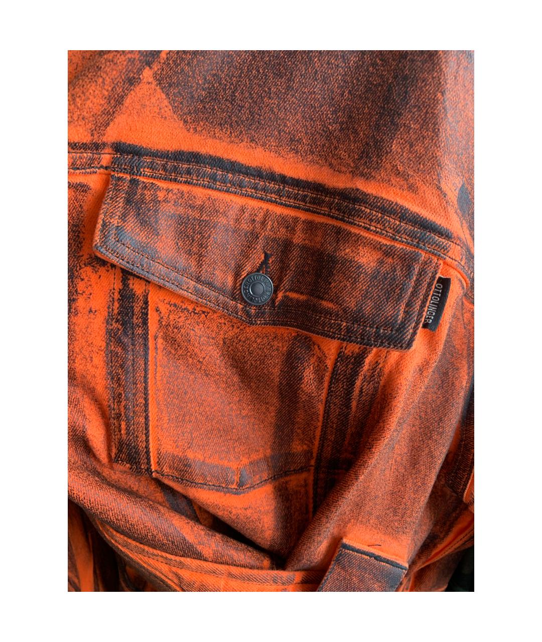 OTTOLINGER Оранжевая деним куртка, фото 6