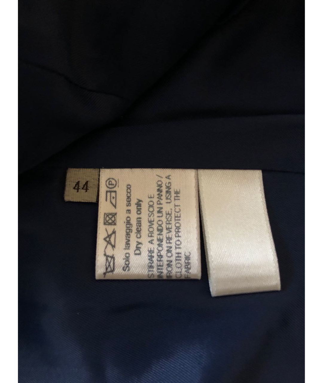 BOTTEGA VENETA Темно-синее шерстяное пальто, фото 3