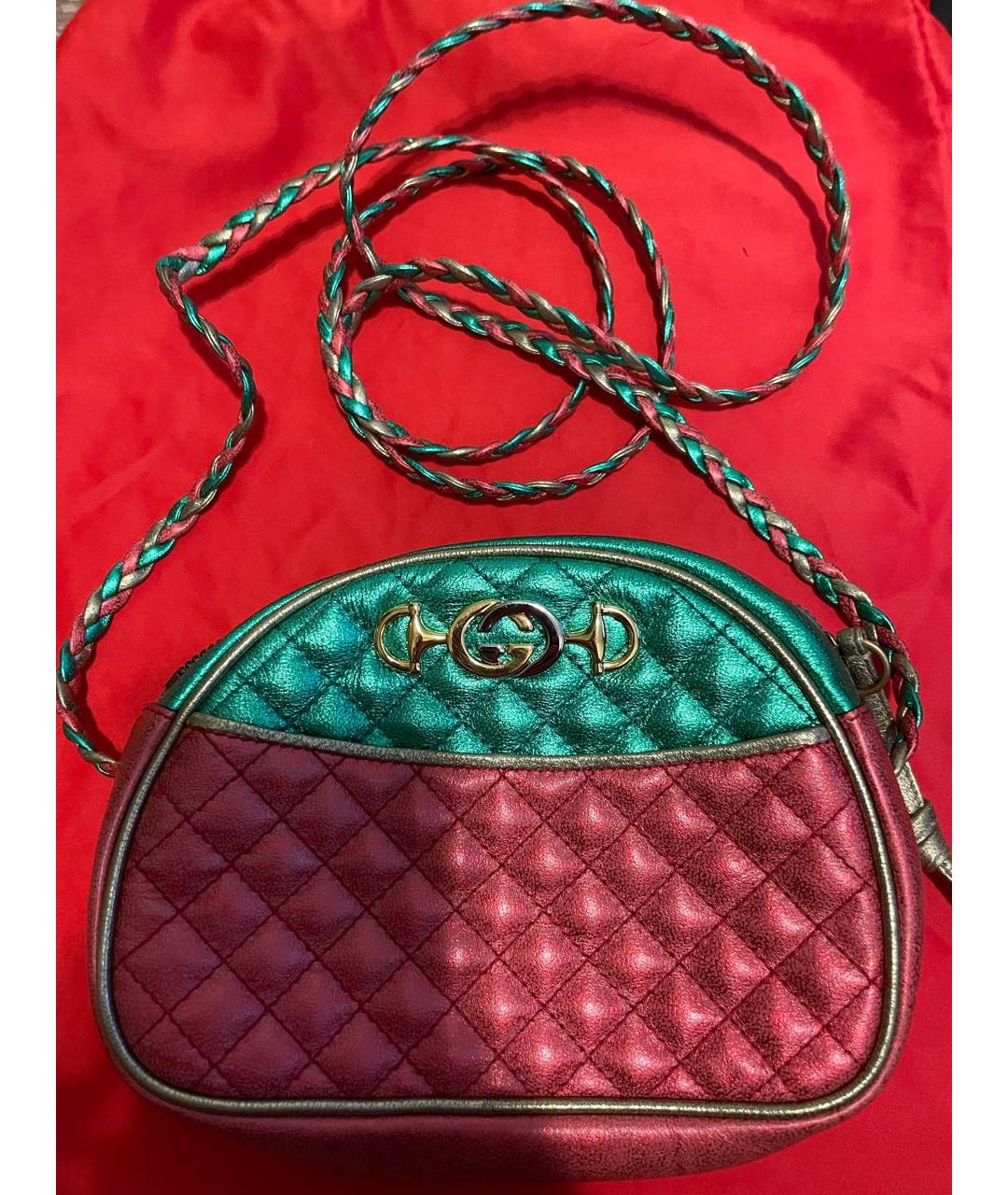 GUCCI Кожаная сумка через плечо, фото 6