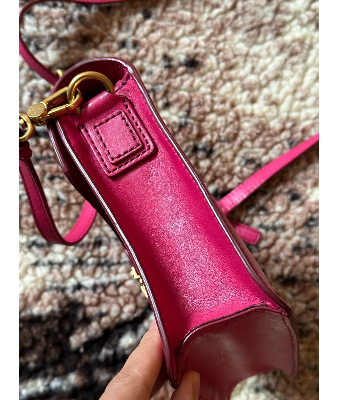 MARC JACOBS Фуксия кожаная сумка через плечо, фото 6