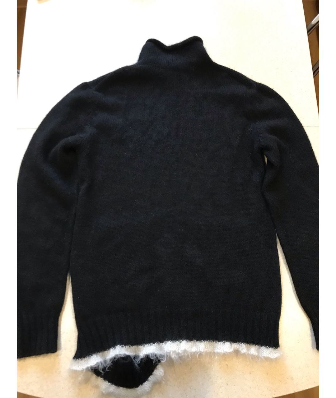 CELINE PRE-OWNED Черный кашемировый джемпер / свитер, фото 3