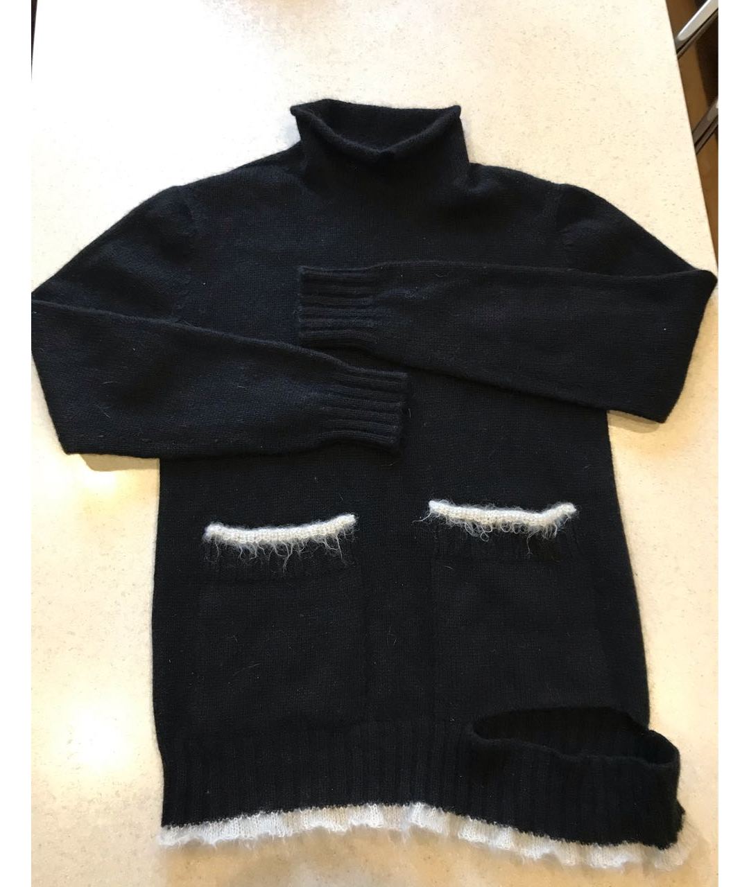 CELINE PRE-OWNED Черный кашемировый джемпер / свитер, фото 8