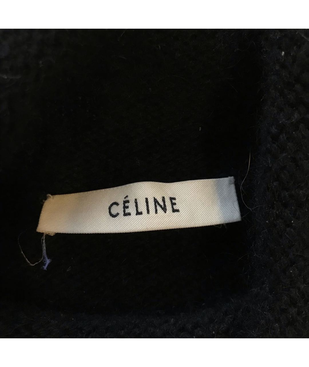 CELINE PRE-OWNED Черный кашемировый джемпер / свитер, фото 7