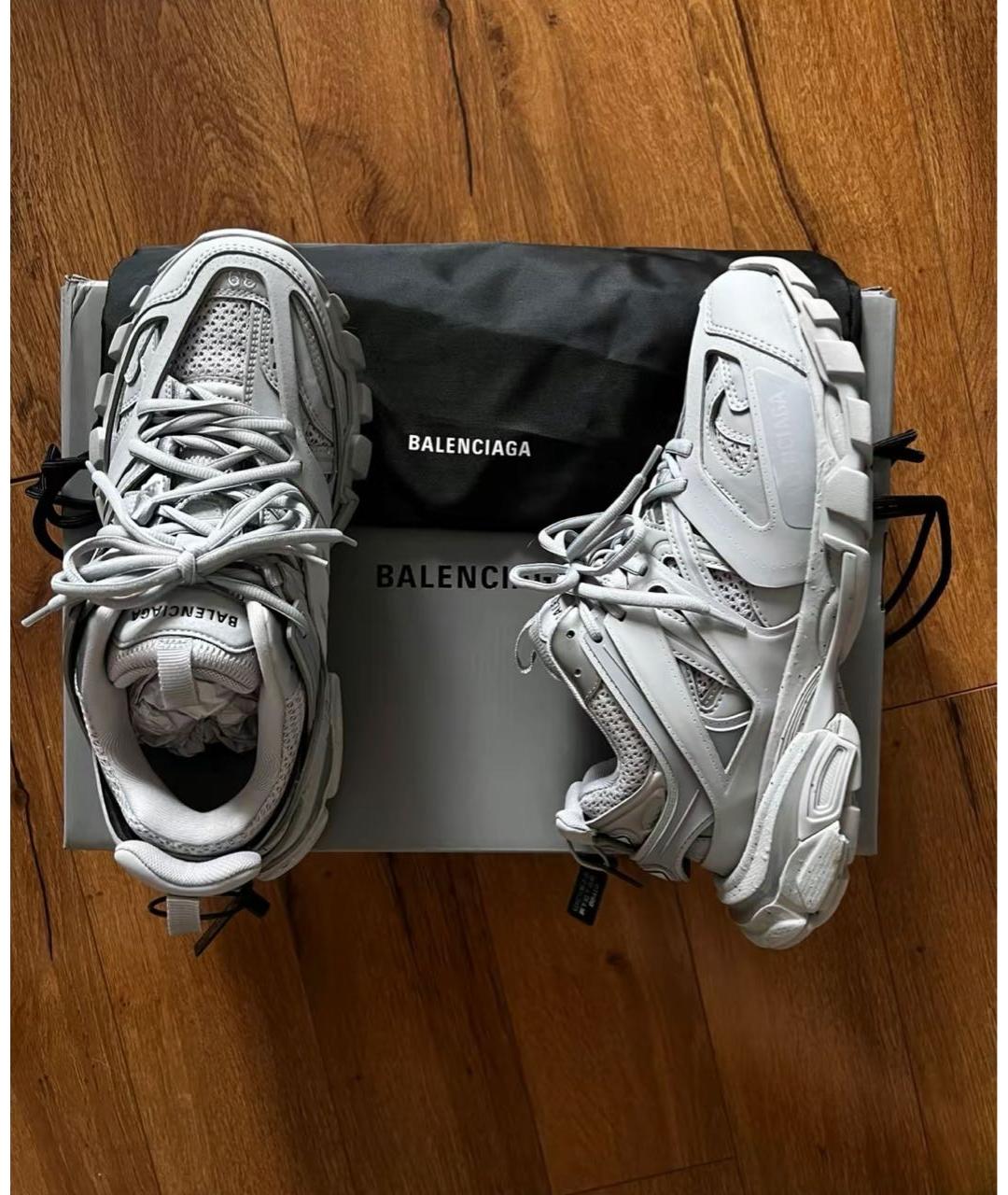 BALENCIAGA Серые текстильные кроссовки, фото 5