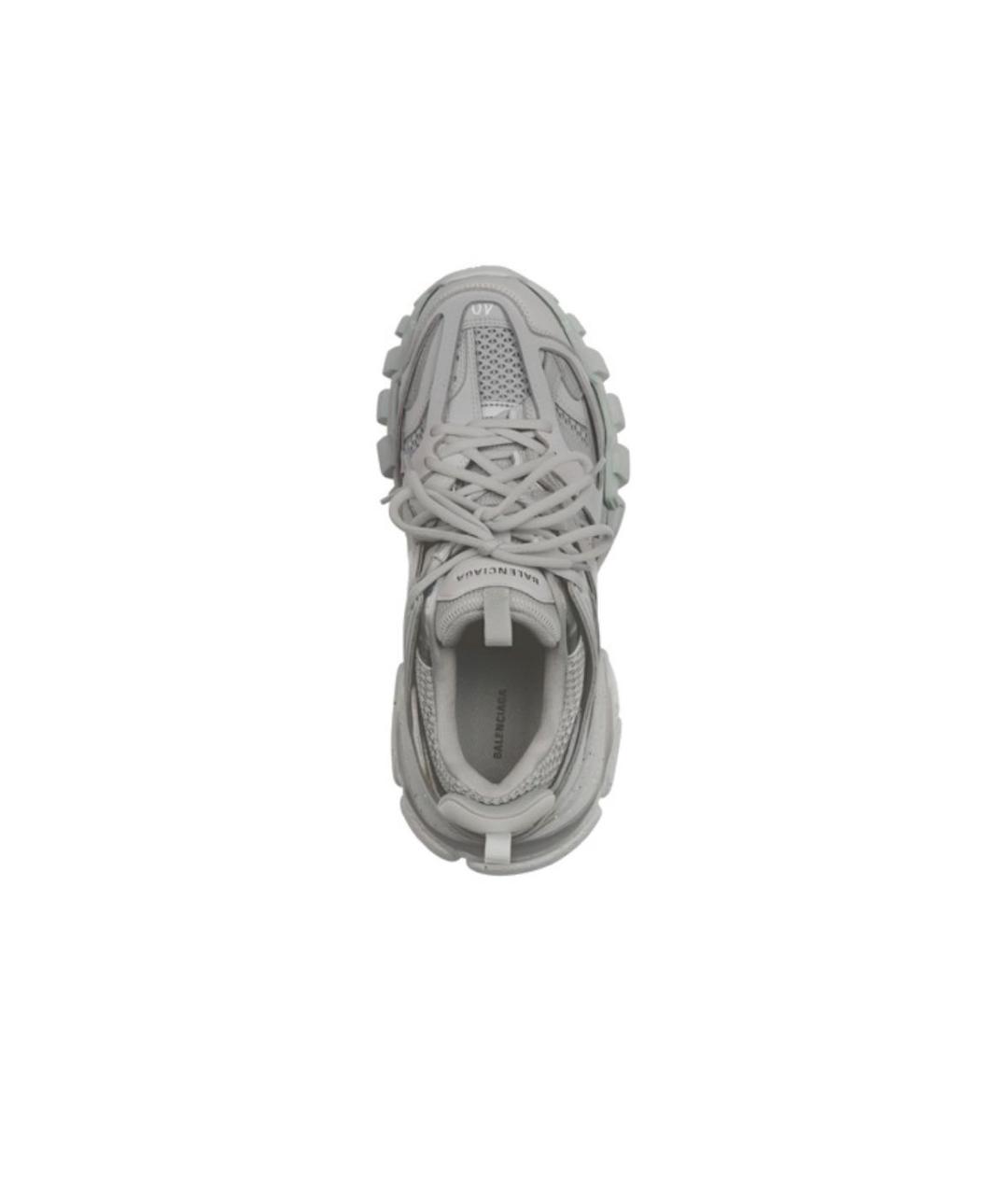 BALENCIAGA Серые текстильные кроссовки, фото 3