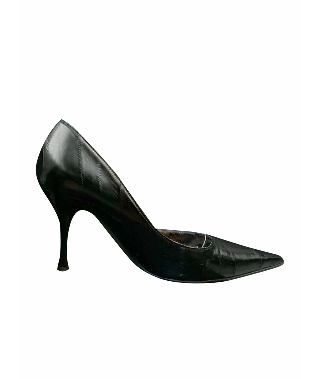 DOLCE&GABBANA Черные туфли из экзотической кожи, фото 1