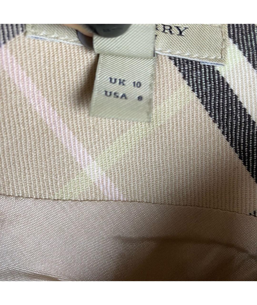 BURBERRY Мульти шерстяная юбка миди, фото 6